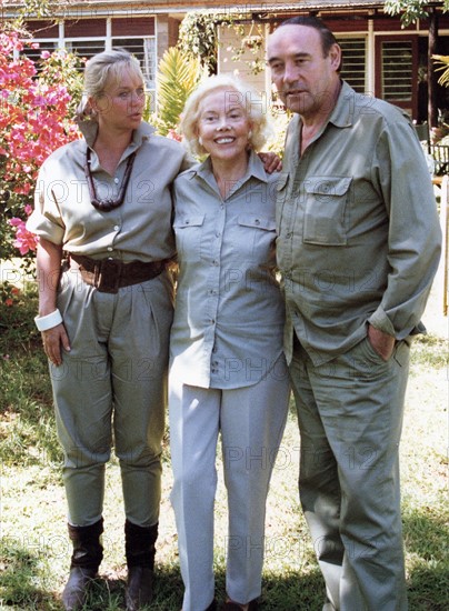 Desmond Morris with Sarah Kennedy and Michaela Deni