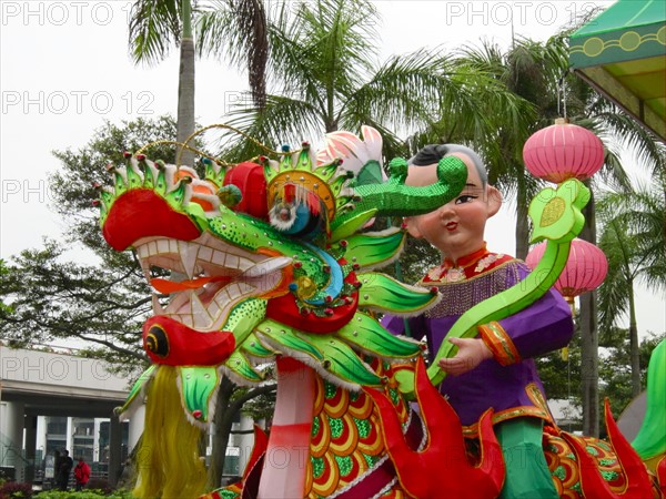 Chinese street dragon, Hong Kong, 2010.