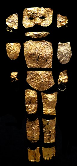 Gold foil pieces
