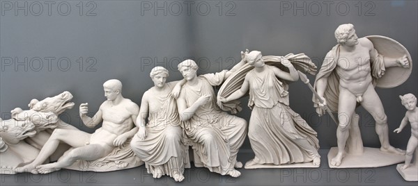 Reconstruction of the east pediment of the Parthenon