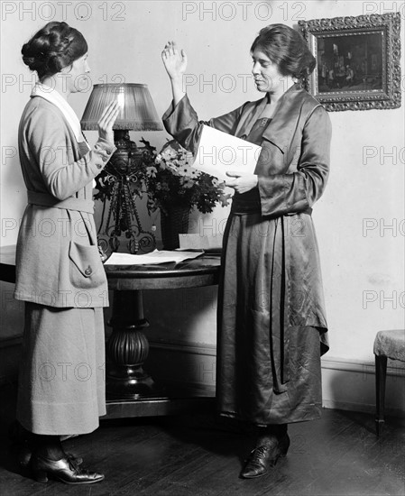 Alice Paul and Catherine Flanagan