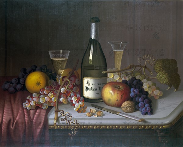 Still life by Louis Prang & Company of Boston 1870.