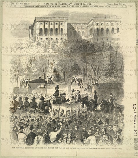 The inaugural procession at Washington