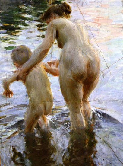 Anders Zorn, Une première, 1888