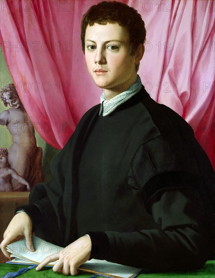 Portrait of a Young Man, ca.1550-5 by Agnolo di Cosimo Bronzino (1503 – 1572)