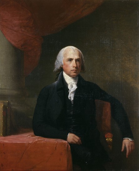 Portrait of James Madison, by Gilbert Stuart