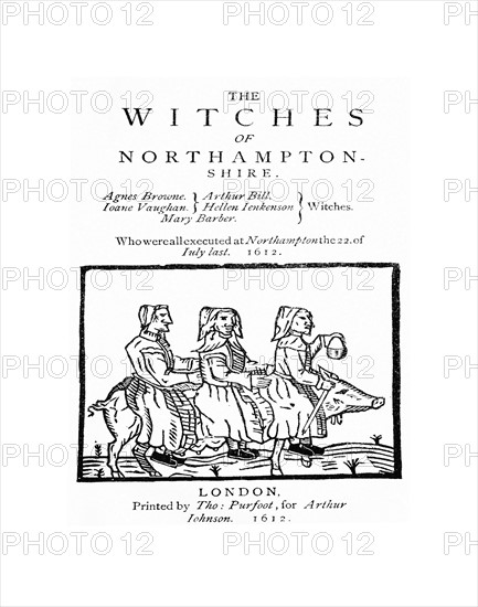 Cover of the pamphlet The Witches of Northampton