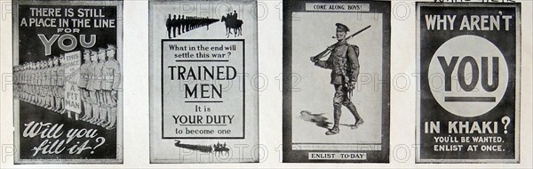 World War I Propaganda Poster.