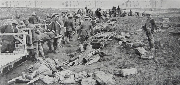 Canadian soldiers at the frontline.