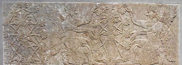 Relief Panel, The Assyrian Royal Court (Gallery 401)