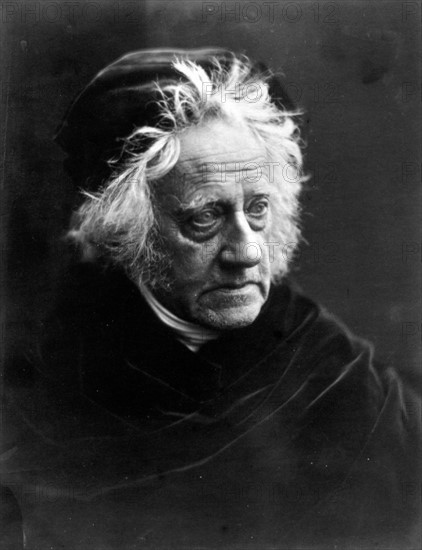 Sir John Herschel with Cap by Julia Margaret Cameron