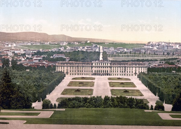 Schoenbrunn Castle, Vienna, Austro-Hungary 1900