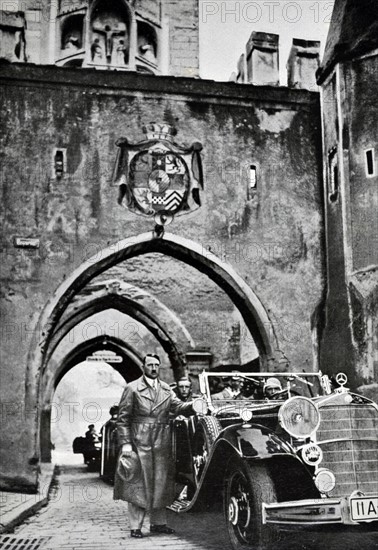 Adolf Hitler, revisits Lansberg Prison in 1934