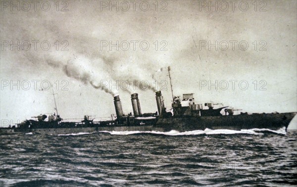 The Bourrasque class French Navy destroyer (torpilleur)'Sirocco'