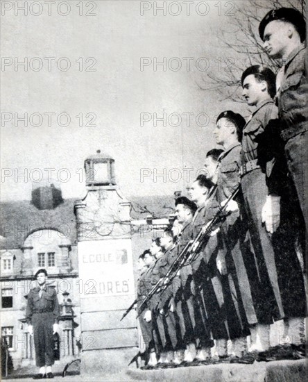 Free French army at Rouffach