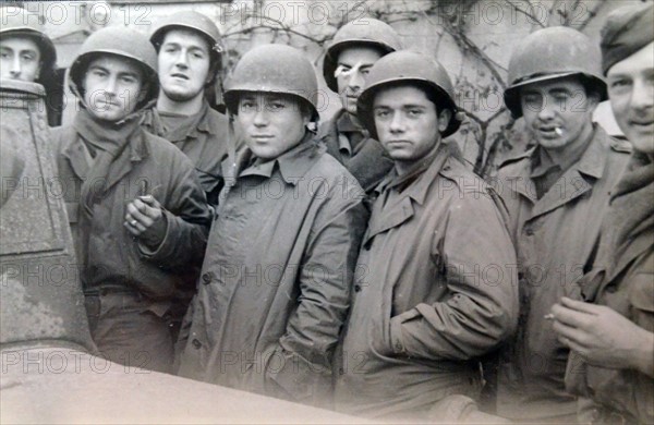 American infantry soldiers in the Vosges 1944