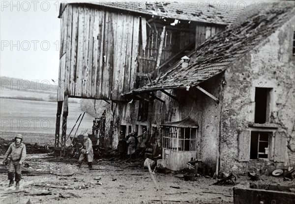 American forces near Strasbourg, France