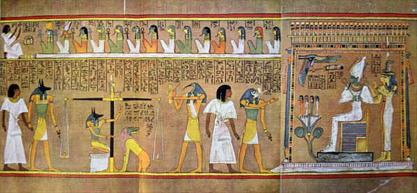 Scroll of Hunefer, Egyptian Book of the Dead