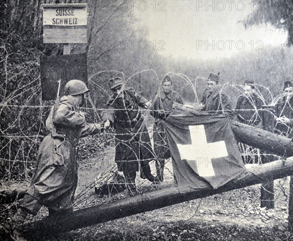 French army liberates territories in Alsace up to the Swiss border