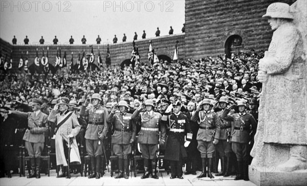 Funeral of President Paul Von Hindenburg