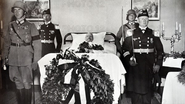 Death of President Paul Von Hindenburg