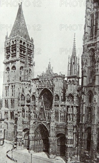 Cathedral of Rouen, c.1890