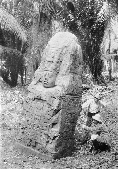 Stela at Quirigua