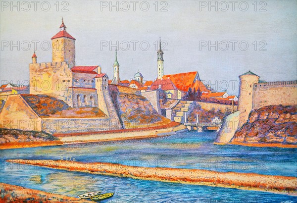 Narva castle in Estonia' by Hans list. Published in 'Die Kunst im deutschen Reich'