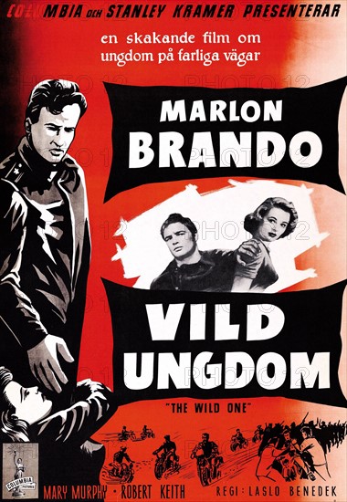 Vild ungdom' (English: The Wild One) a 1953 American outlaw biker film starring Marlon Brando.