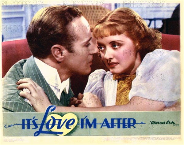 It's Love I'm After' a 1937 American comedy film starring Leslie Howard, Bette Davis