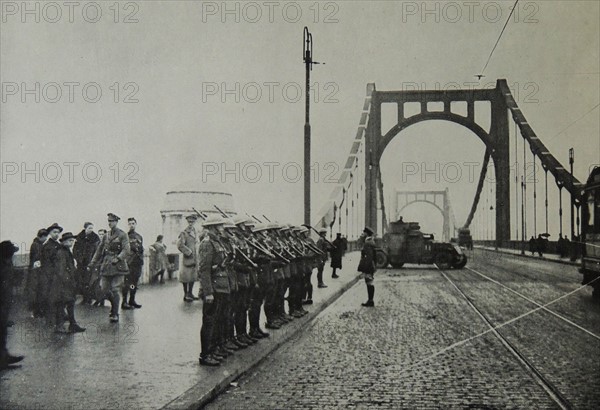 British soldiers in Germany during WWI.