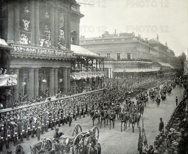 Diamond jubilee parade for Queen Victoria 1897