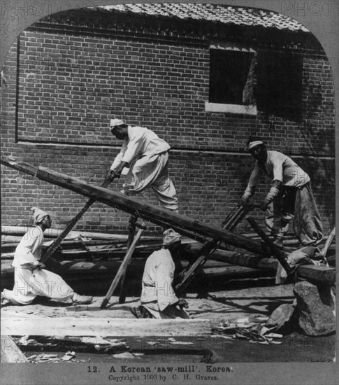 Chemulpo Saw mill, Korea 1903