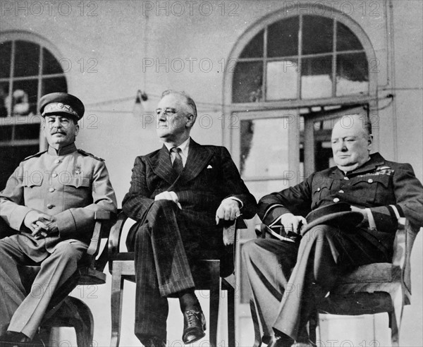 Roosevelt, Stalin and Churchill