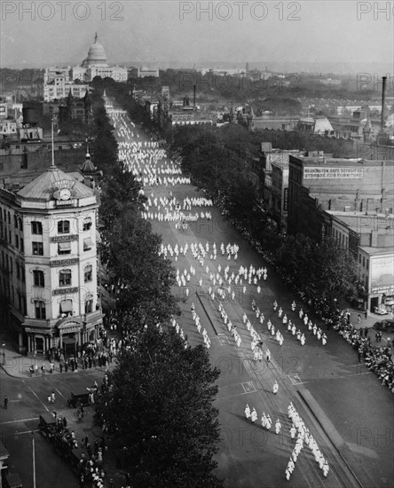 Ku Klux Klan parade