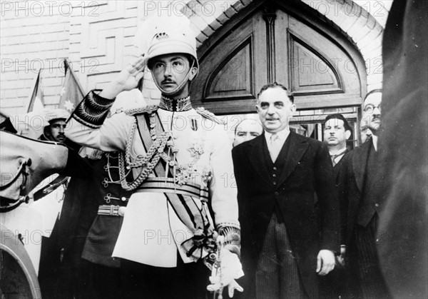 Opening of the Iraq Parliament by the Regent