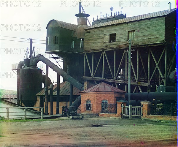 Blast furnaces at the Satkinskii factory