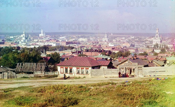 Factory settlement of the Verkh-Isetskii factory, Russia