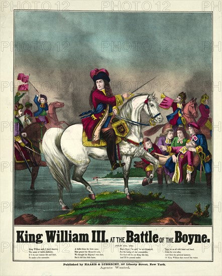 King William III at the battle of the Boyne