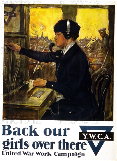 Back our girls over there United War Work Campaign