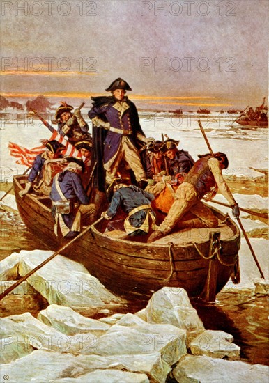 George Washington crossing the Delaware River