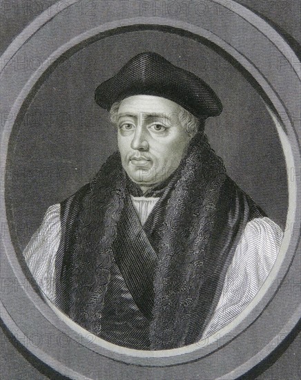 Engraving of Thomas Cranmer