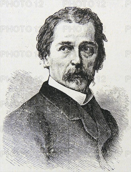 Engraving of Jean Francois Millet