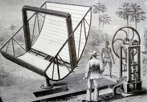 Inventor John Ericsson's Machine