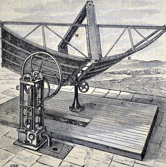 Inventor John Ericsson's Machine