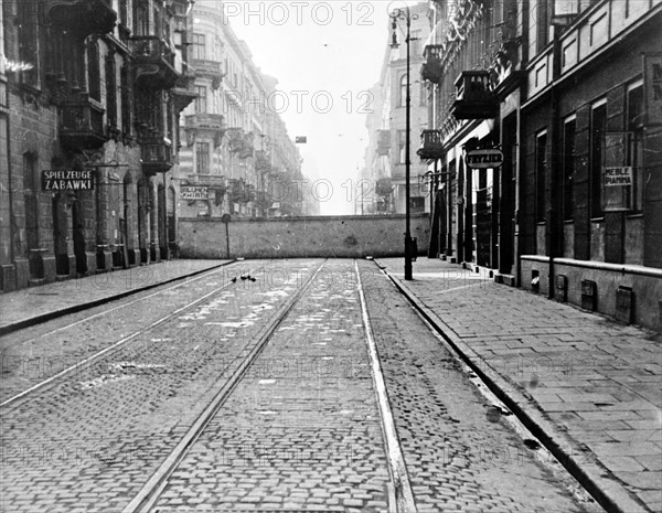 The Jewish ghetto in Warsaw