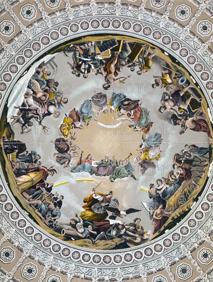 Brumidi's allegorical painting