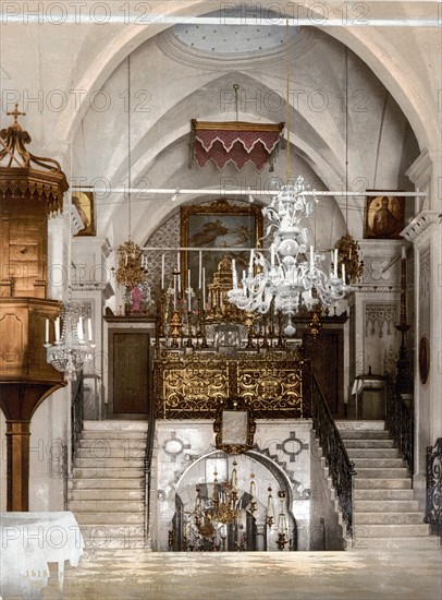 Interior of the Church of the Annunciation, Nazareth