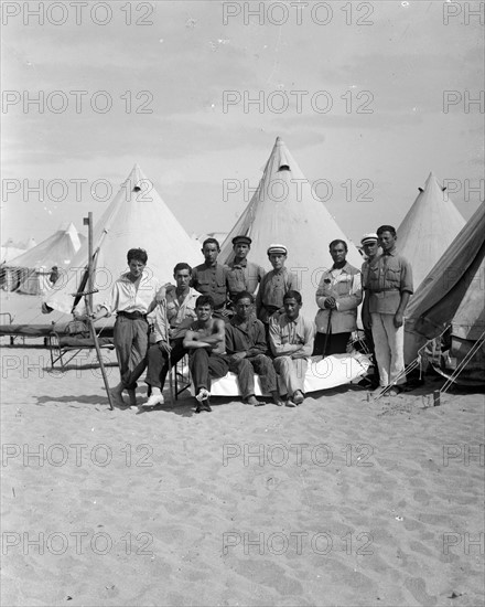 Emergency camp at Tel Aviv