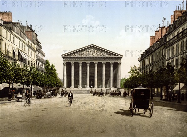 The Madeleine; and rue Royale; Paris